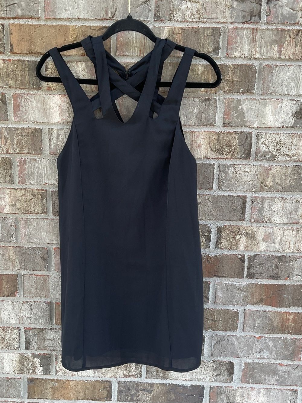 Take 50% OFF-Tobi Black Strappy Sheath Dress - Size-S